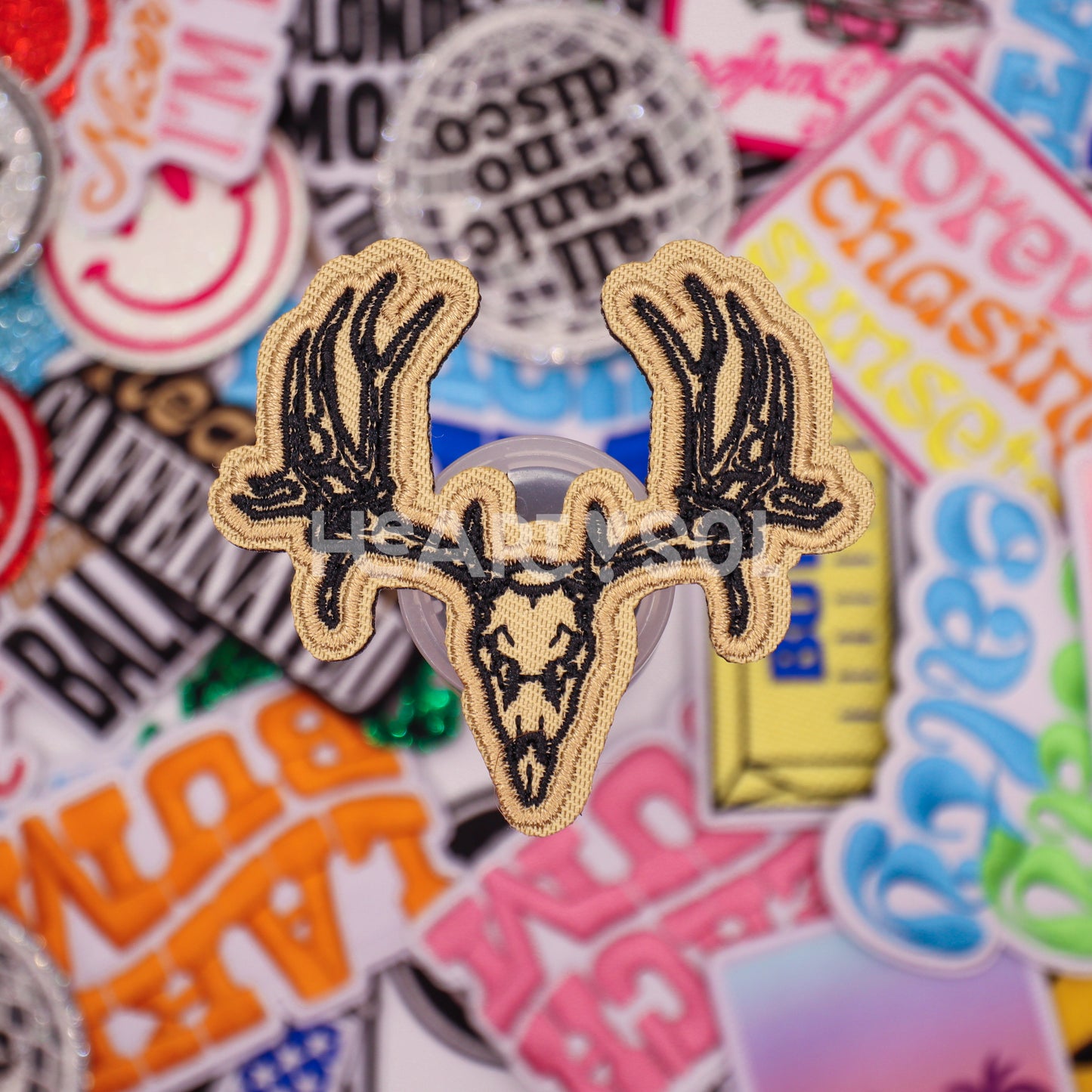 DEER DEAD HEAD PATCH