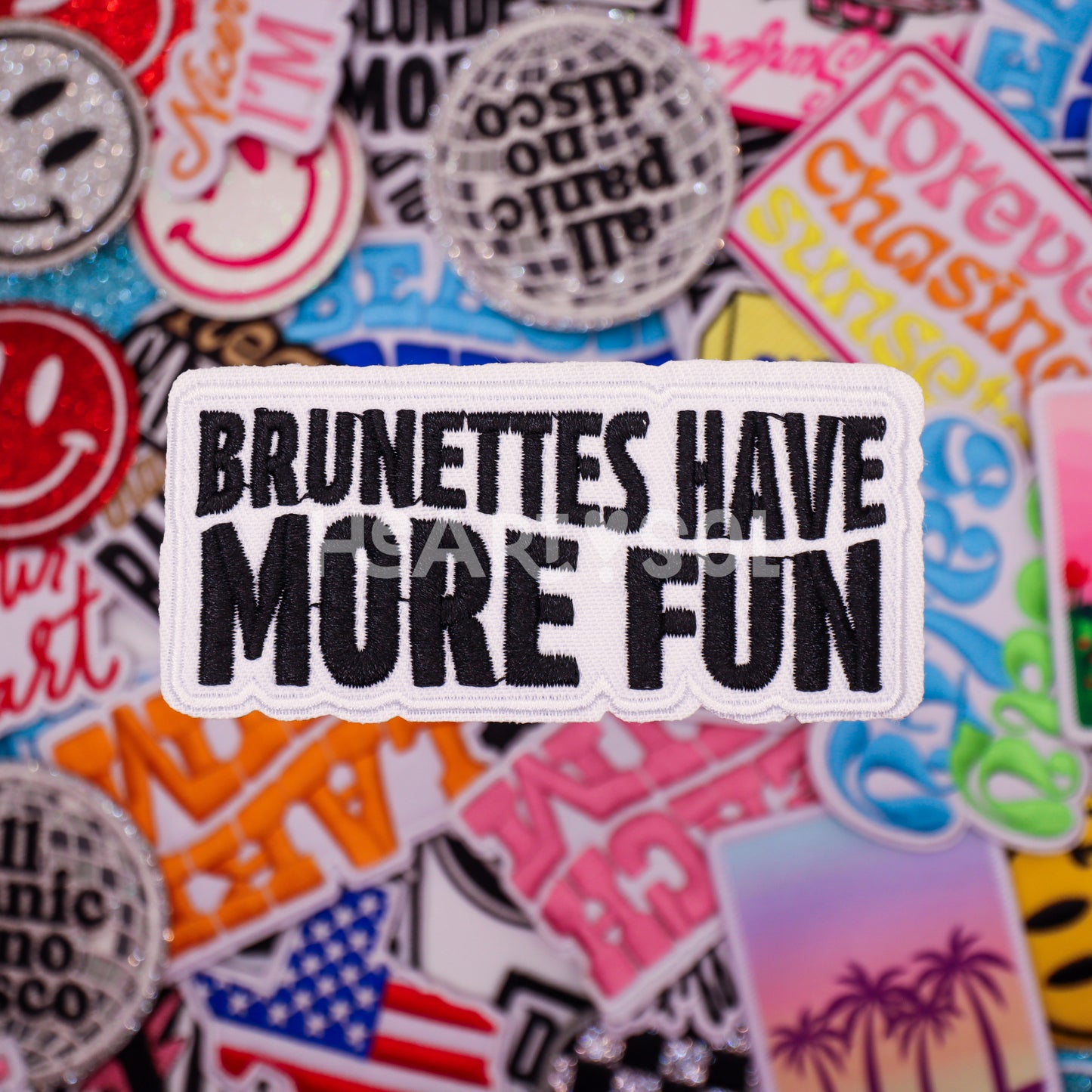 BRUNETTES HAVE MORE FUN PATCH