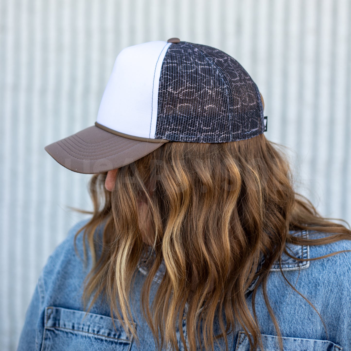 SNAKE SKIN TRUCKER HAT