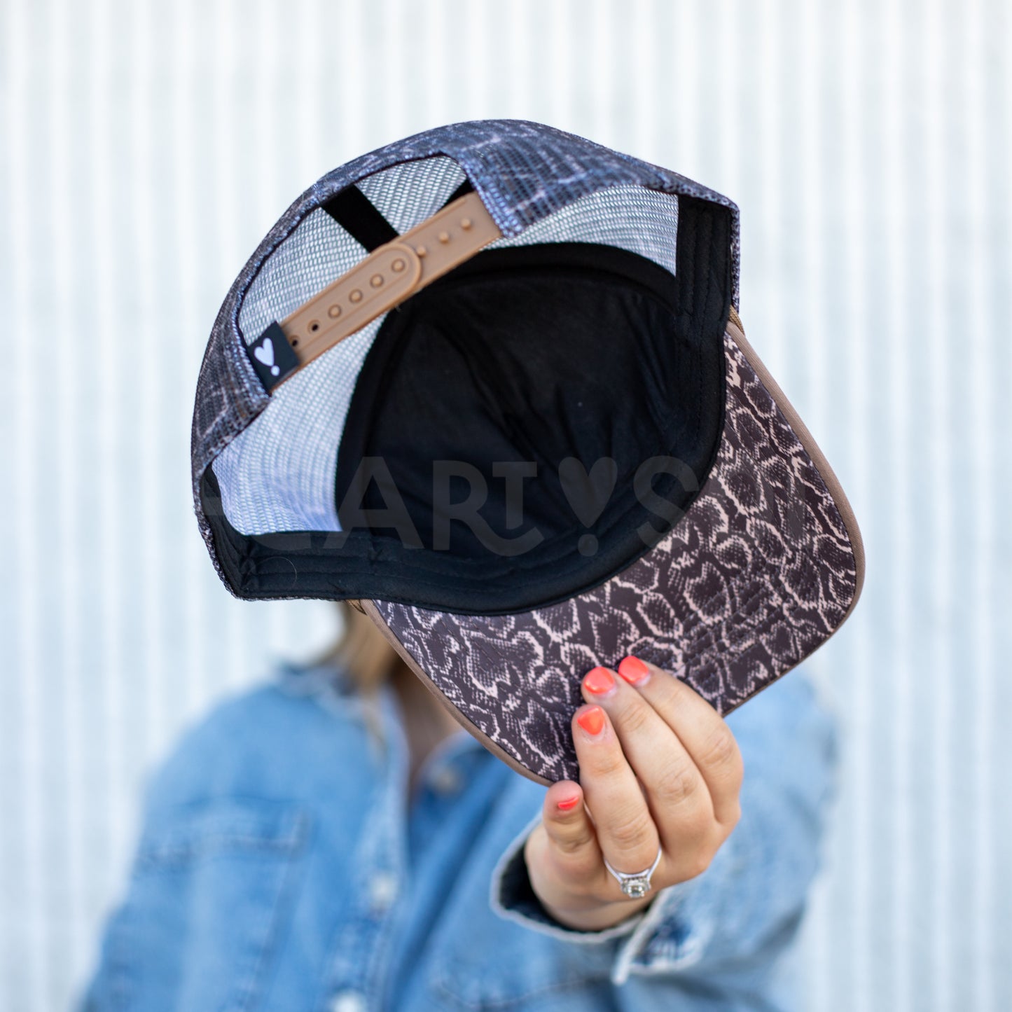 SNAKE SKIN TRUCKER HAT