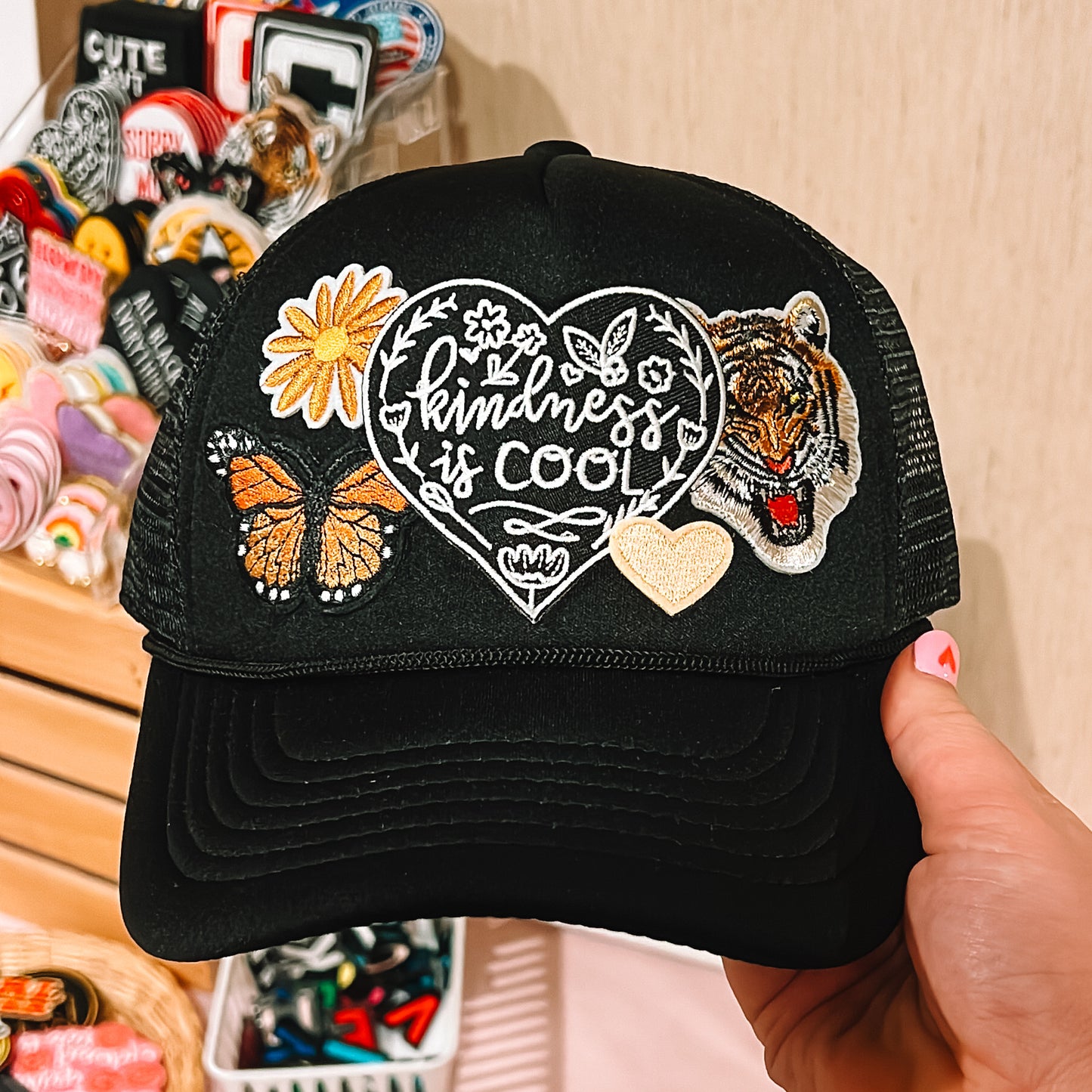 FIVE PATCH TRUCKER HAT