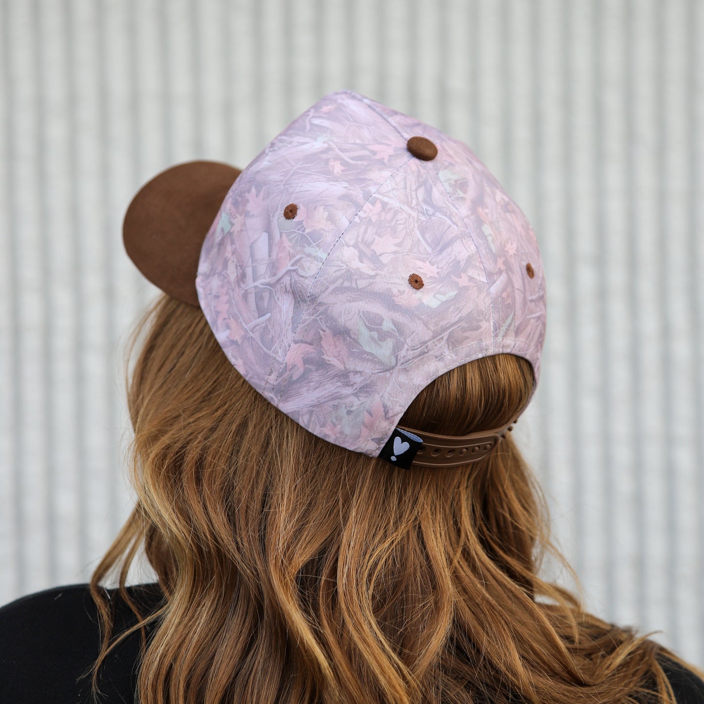 BROWN FADED CAMO CANVAS HAT