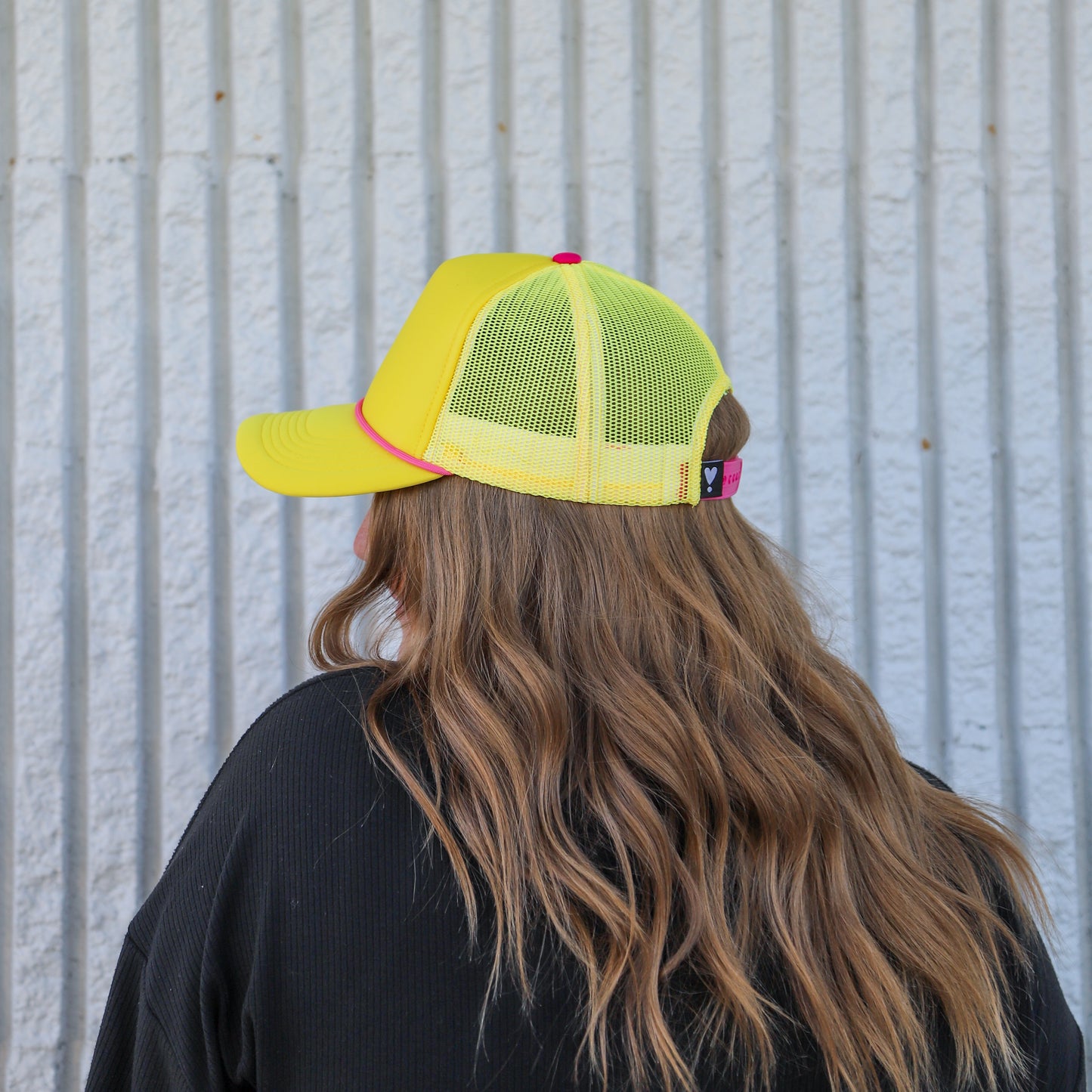 PINK LEMONADE TRUCKER HAT | HEART ❣︎ SOL ORIGINAL