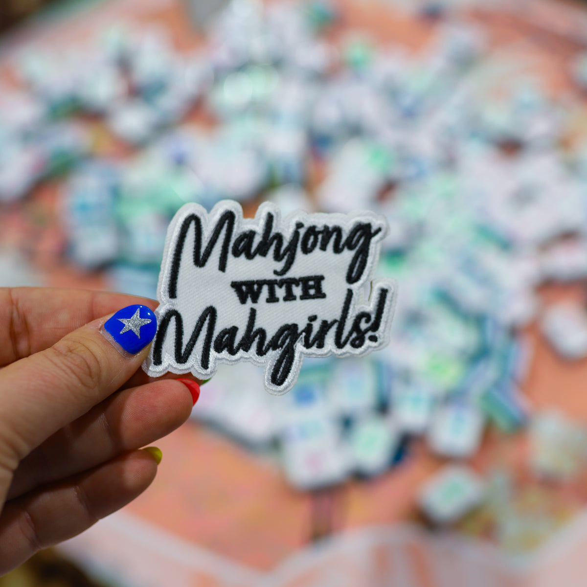 MAHJONG WITH MAH-GIRLS PATCH