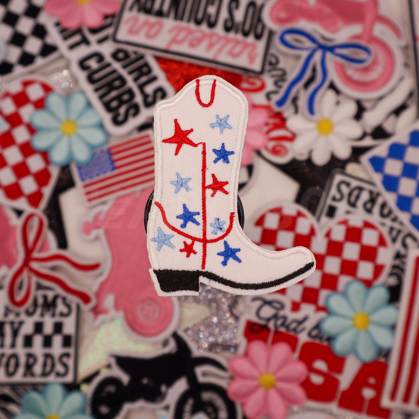 PATRIOTIC COWGIRL BOOT patch