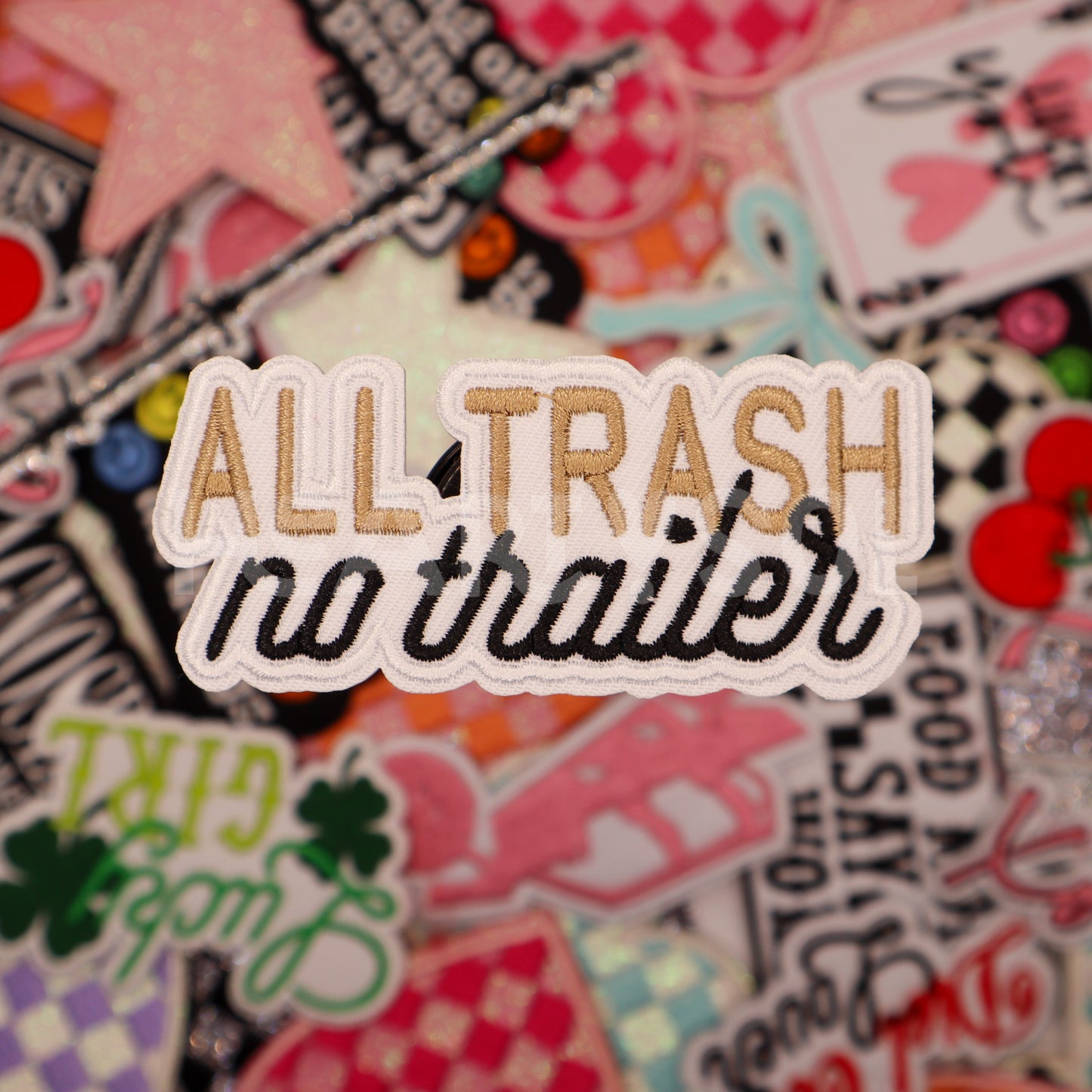 ALL TRASH NO TRAILER patch