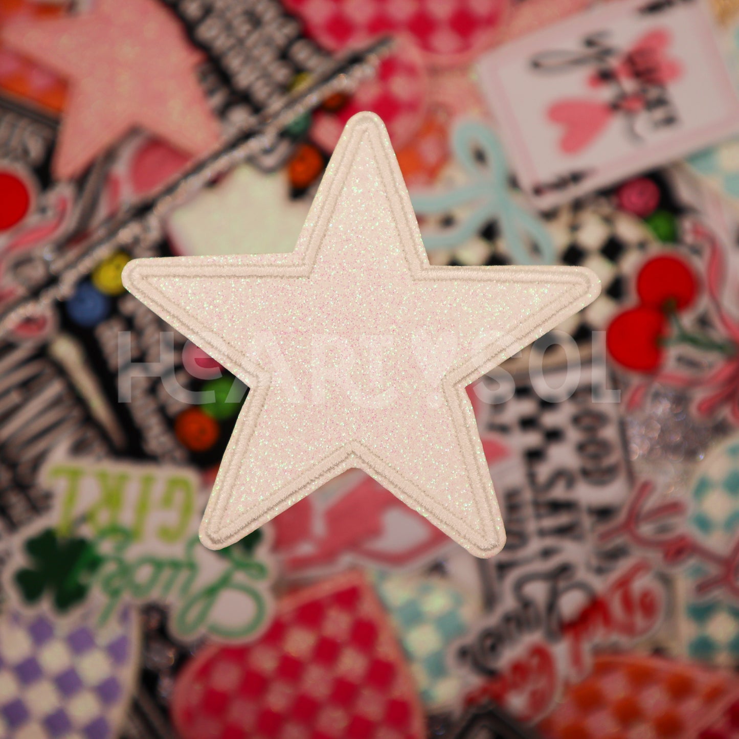 GLITTER STAR patch