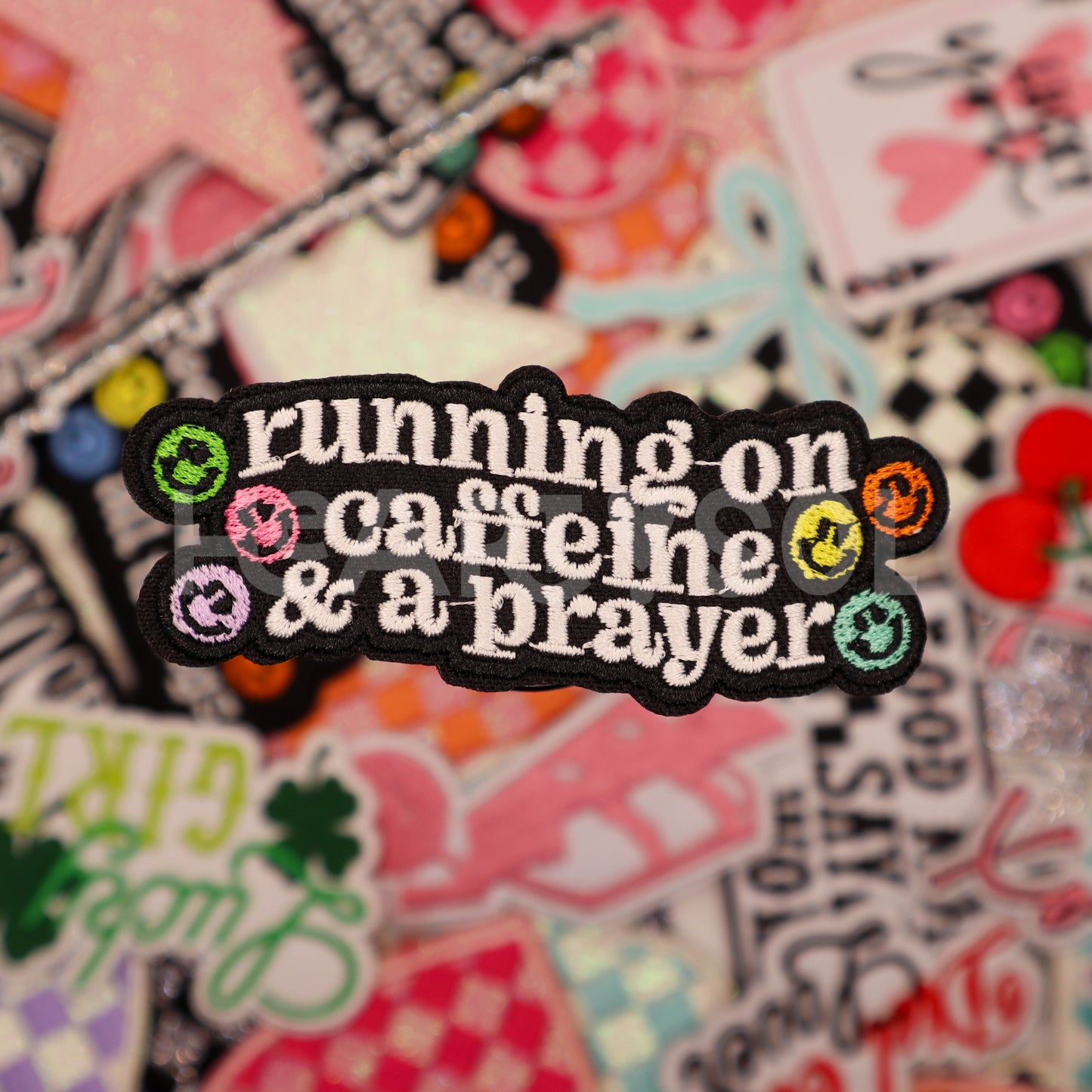 RUNNING ON CAFFEINE & A PRAYER patch