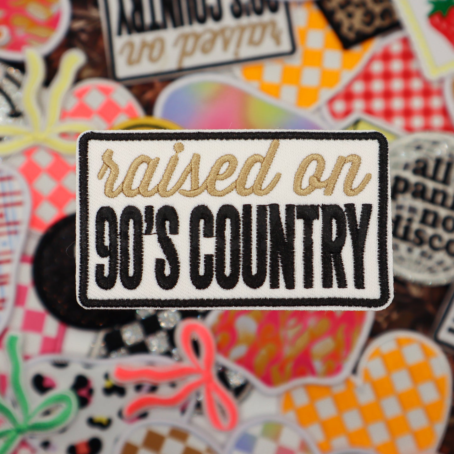 RAISED ON 90's COUNTRY patch (2.0)