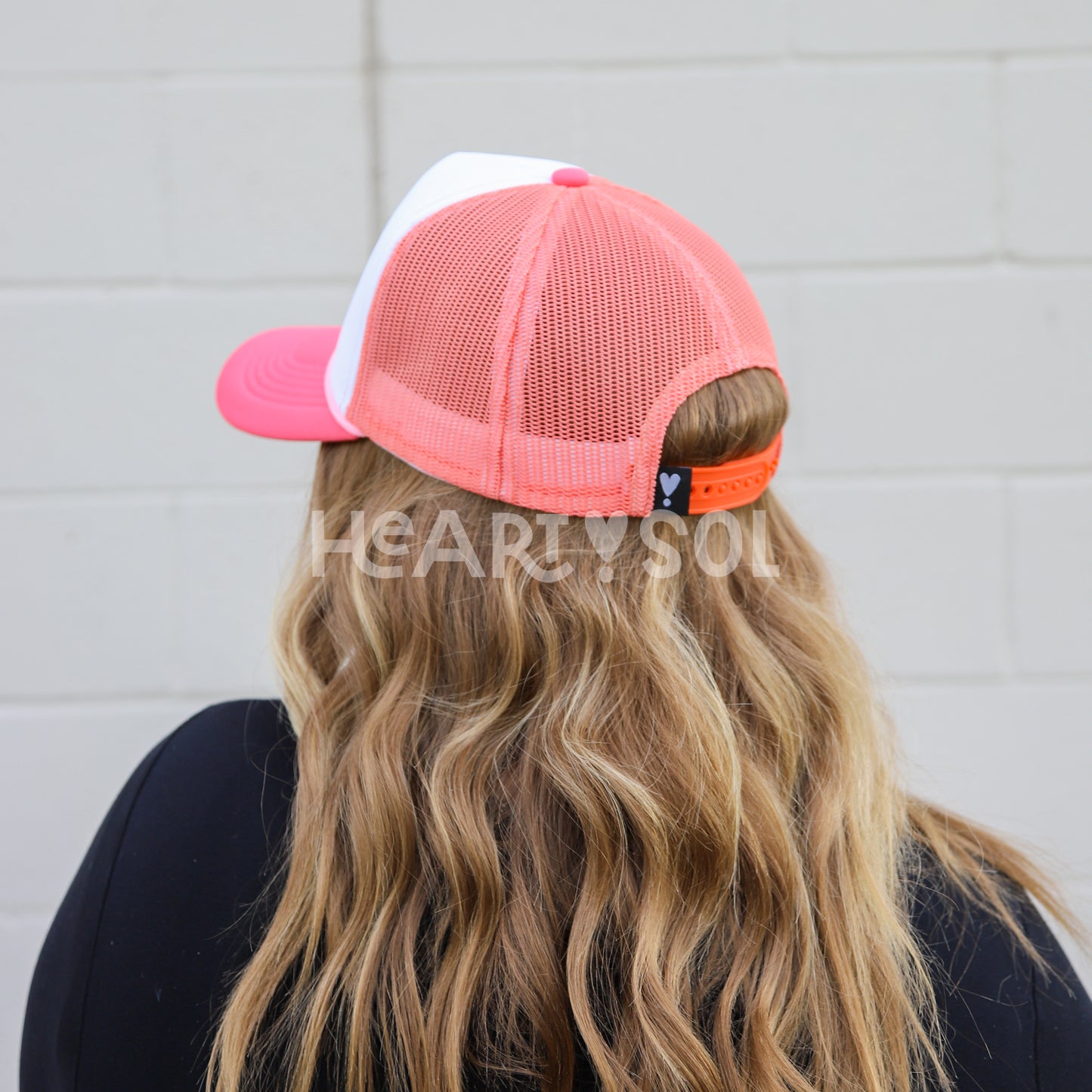 GRAPEFRUIT TRUCKER HAT | HEART ❣︎ SOL ORIGINAL