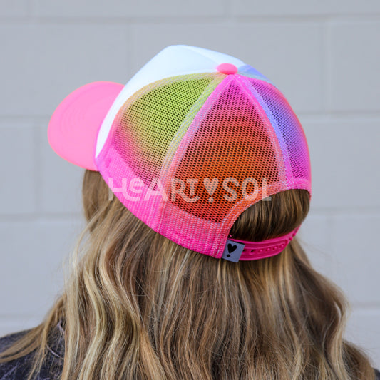 PINK CLOUD TRUCKER HAT