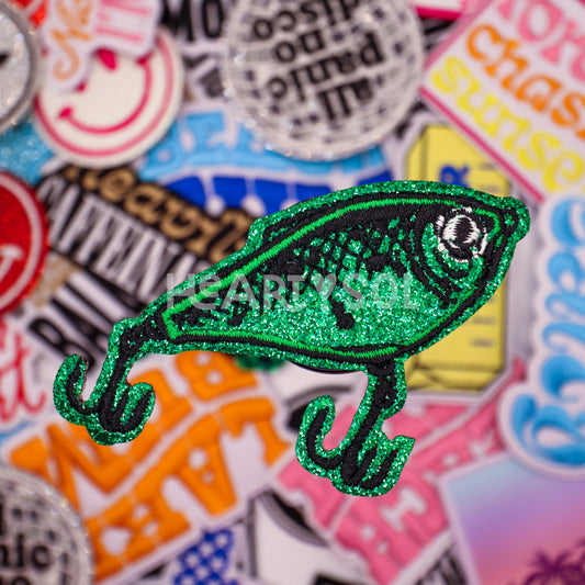 GREEN GLITTER LURE PATCH