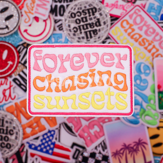 FOREVER CHASING SUNSETS PATCH