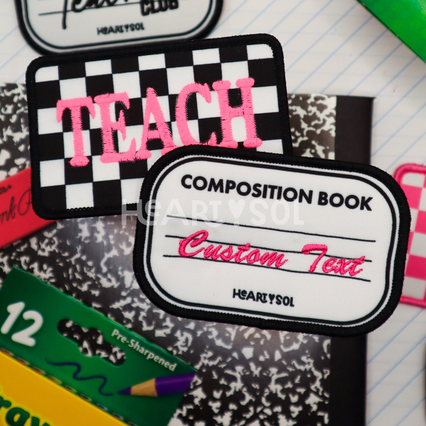 CUSTOM COMPOSITION BOOK PATCH