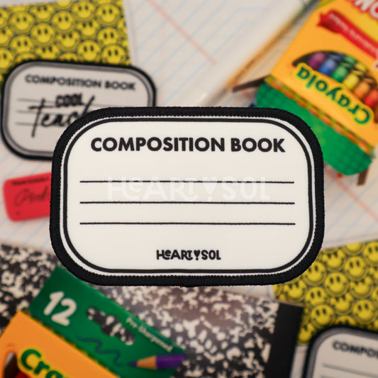 COMPOSITION BOOK PATCH