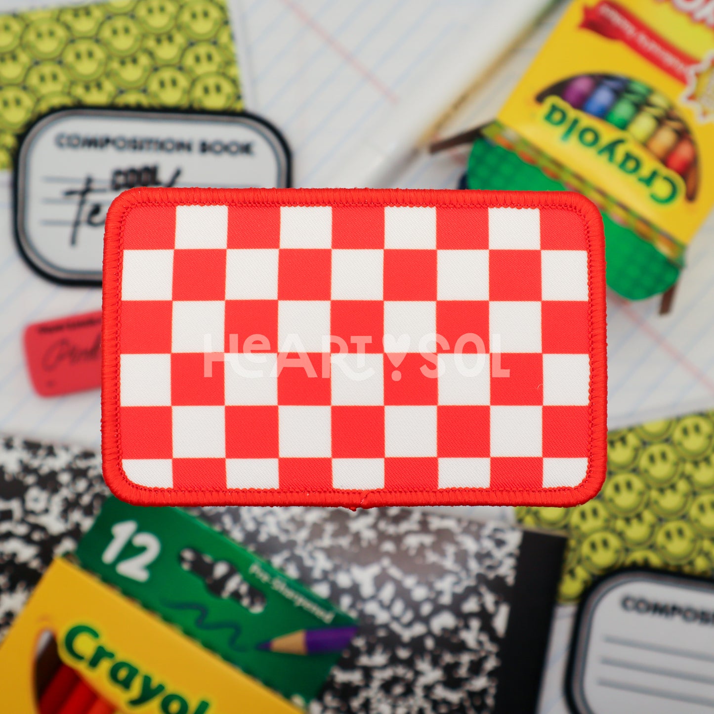 CHECKERBOARD RECTANGLE PATCH