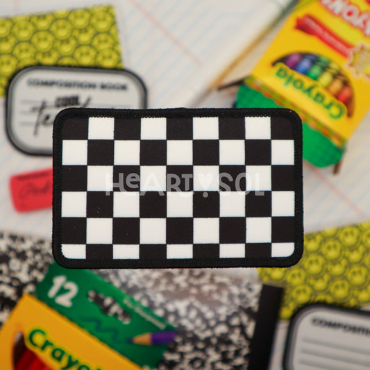 CHECKERBOARD RECTANGLE PATCH