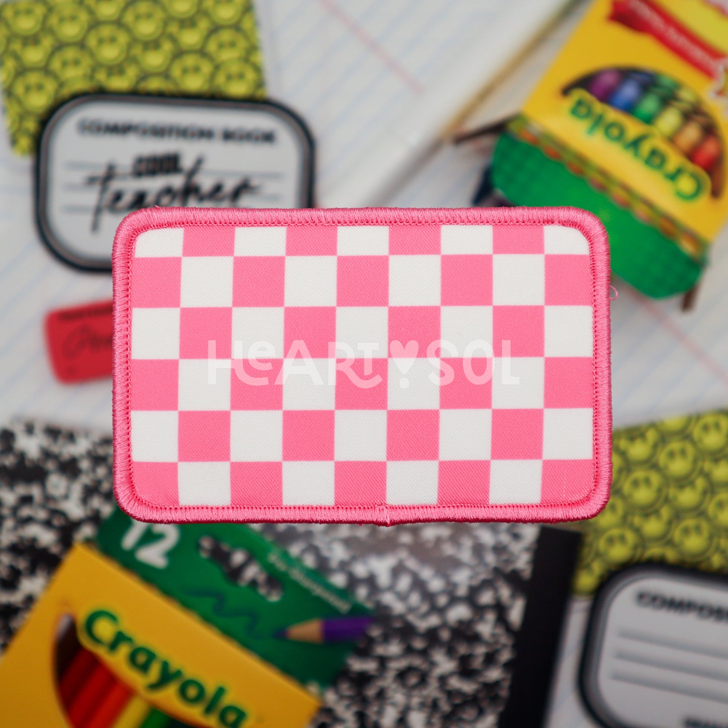 CHECKERBOARD RECTANGLE PATCH