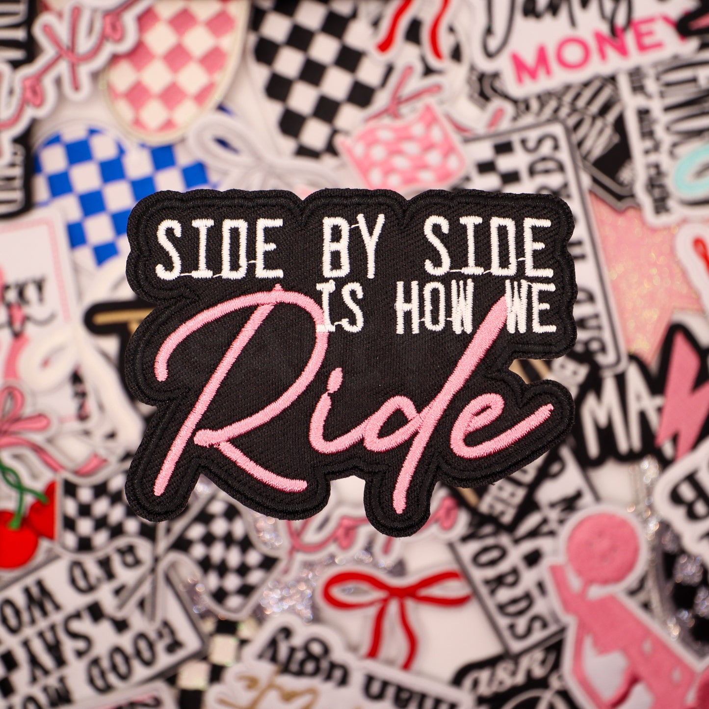 SIDE BY SIDE IS HOW WE RIDE patch