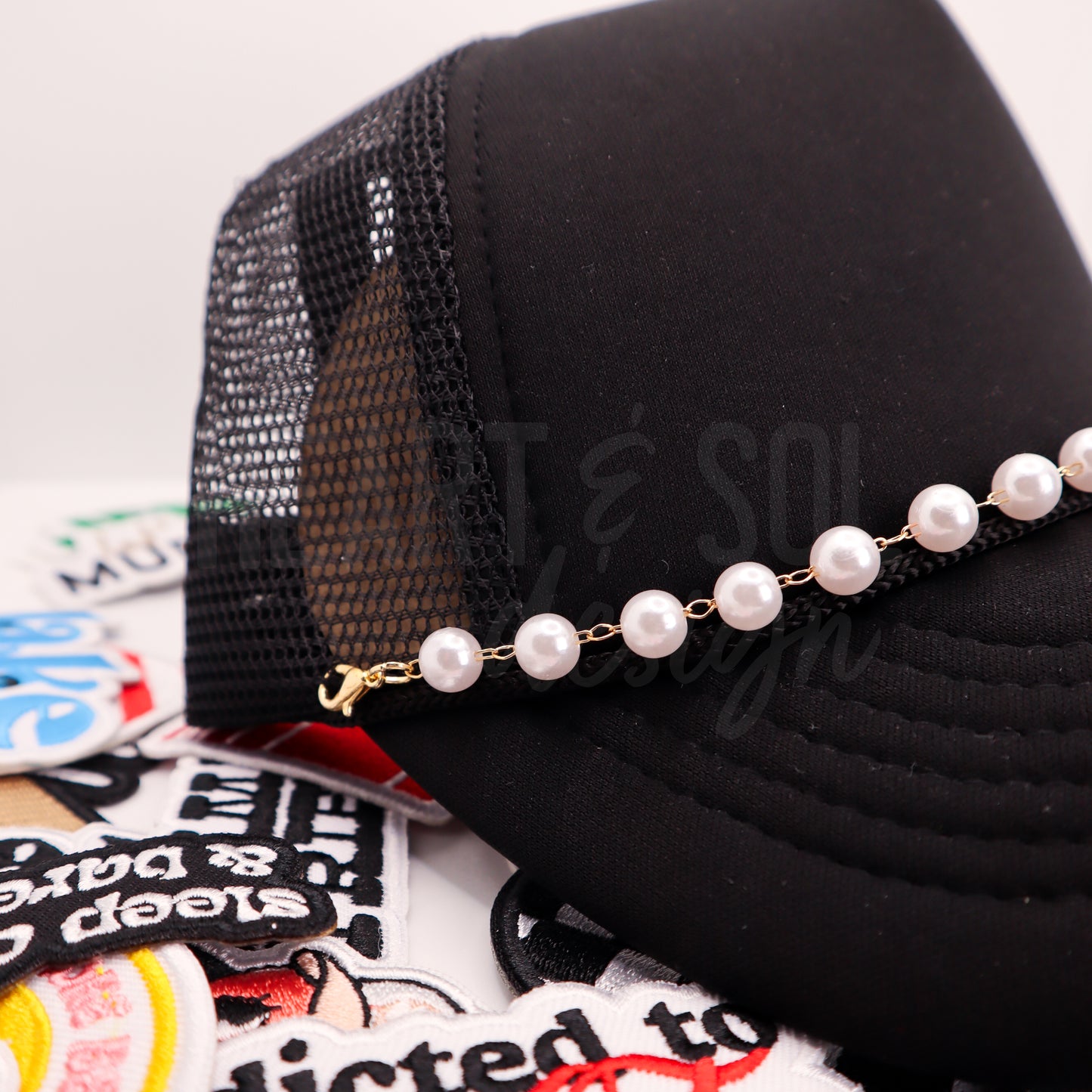 MINI PEARL hat chain