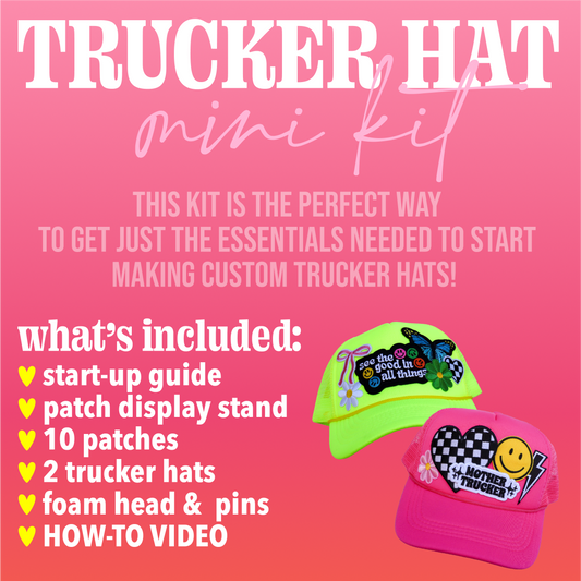 TRUCKER HAT MINI KIT