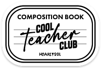 COOL TEACHER CLUB STICKER