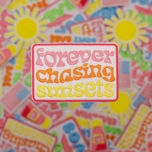 FOREVER CHASING SUNSETS PATCH