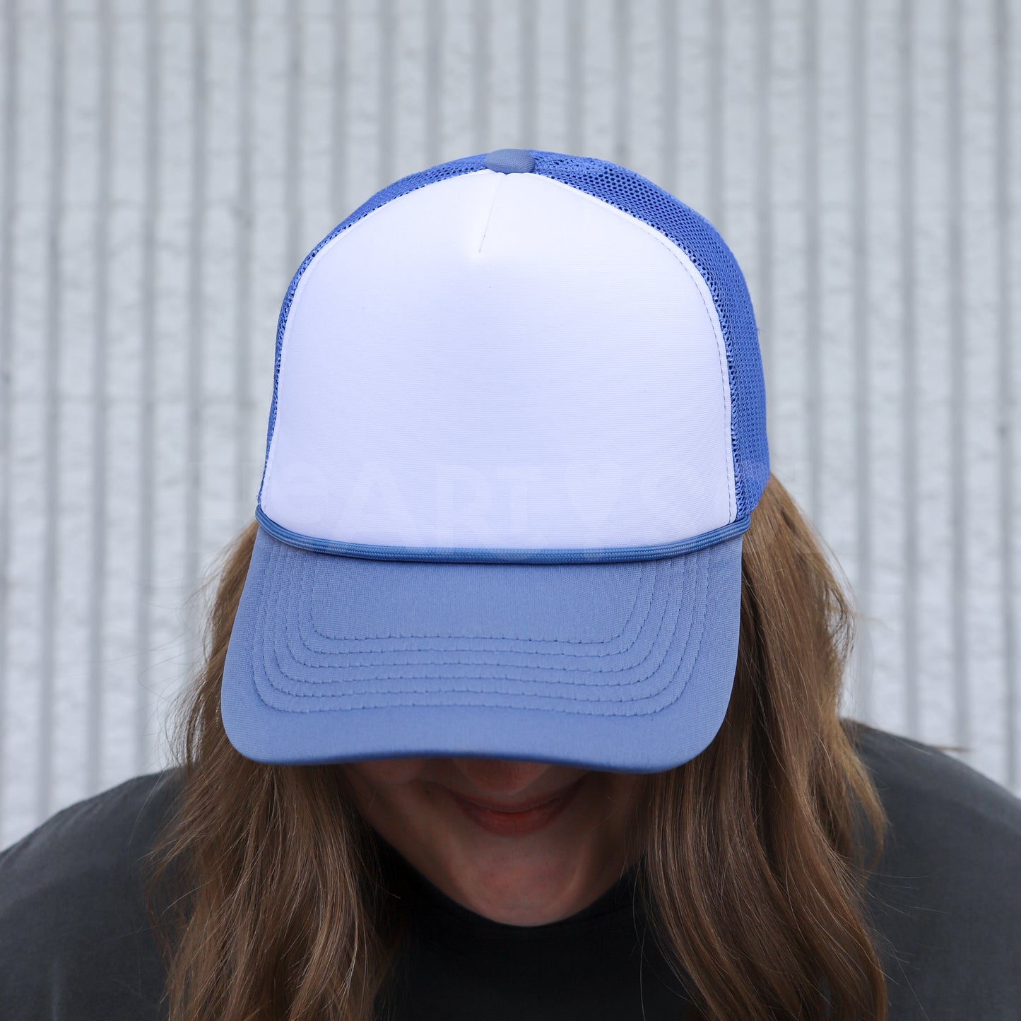 FADED BLUE TRUCKER HAT | HEART ❣︎ SOL EXCLUSIVE