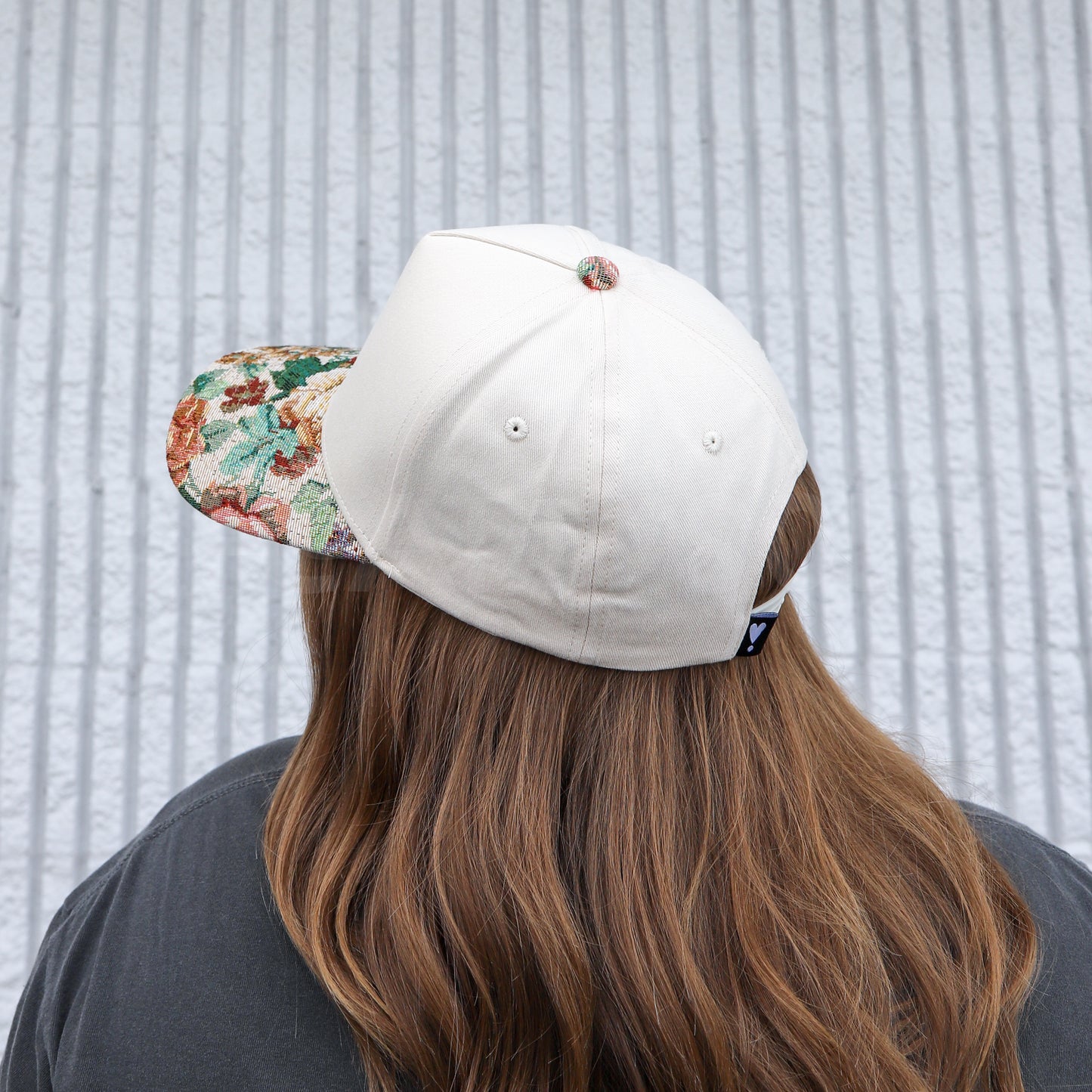 HOLY FLORAL CANVAS HAT