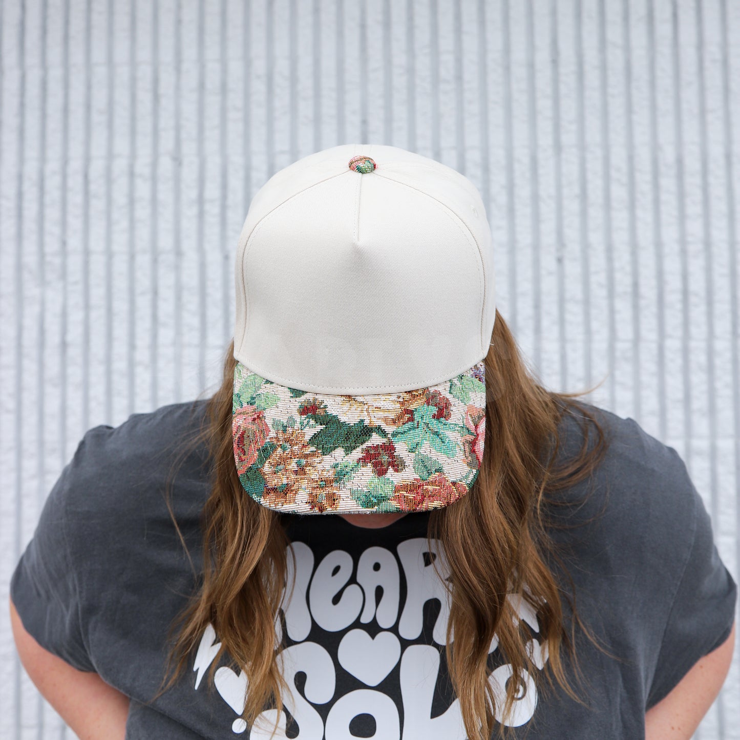 HOLY FLORAL CANVAS HAT