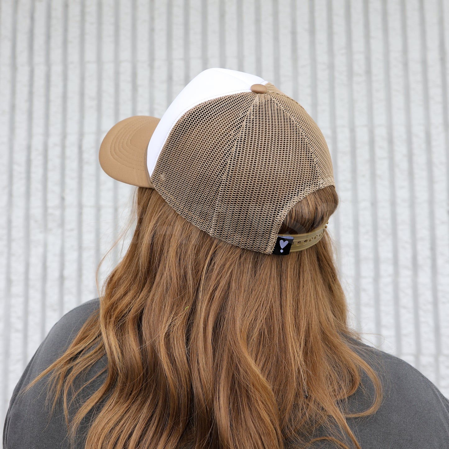 MOCHA TRUCKER HAT | HEART ❣︎ SOL EXCLUSIVE