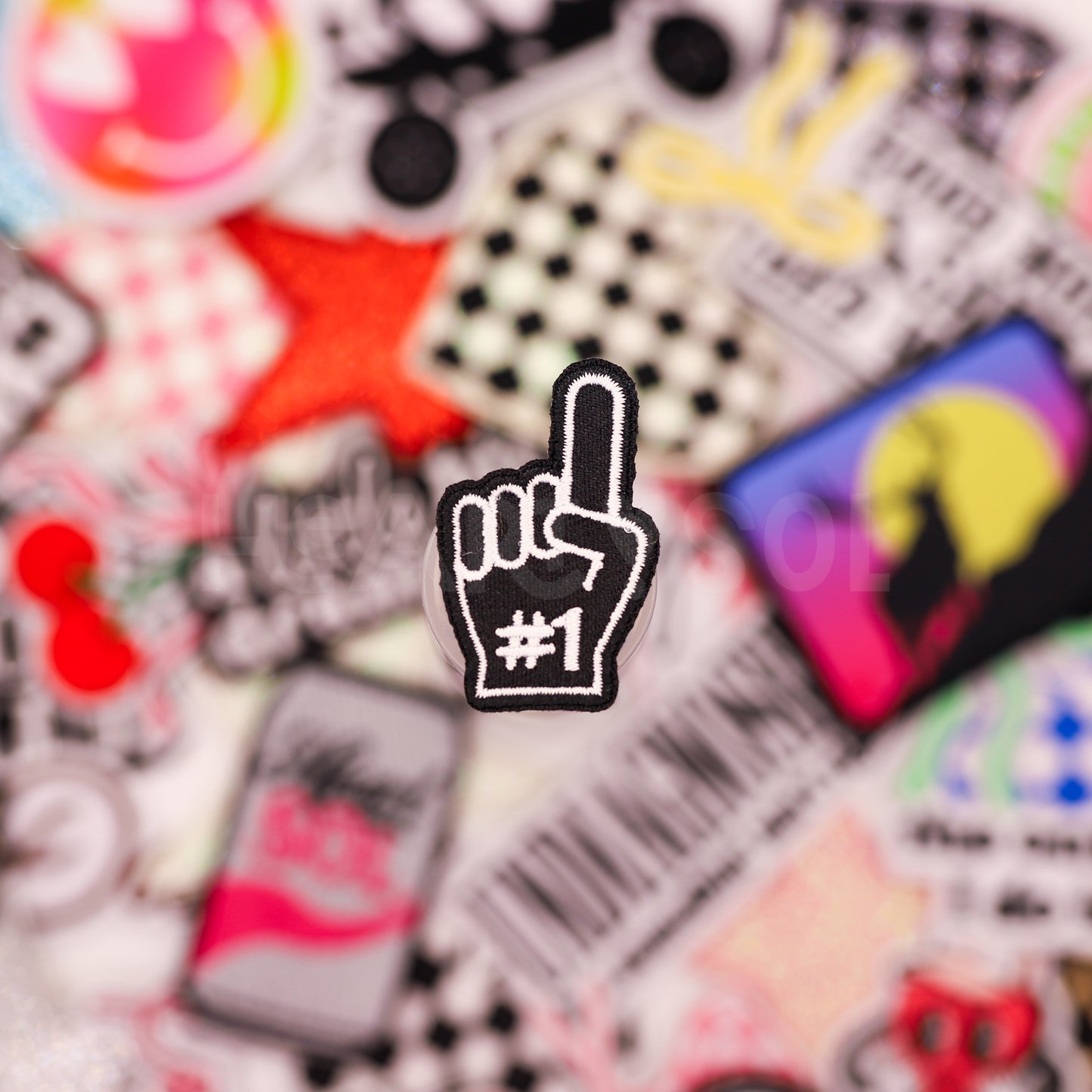 MINI FOAM FINGER patch - 2 colors