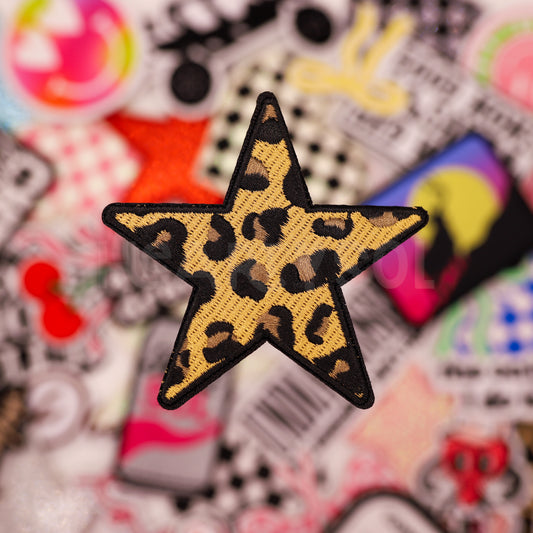 CHEETAH STAR patch - 2 sizes