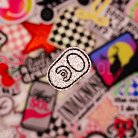 GLITTER POP TAB patch