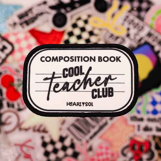 COOL TEACHER CLUB PATCH