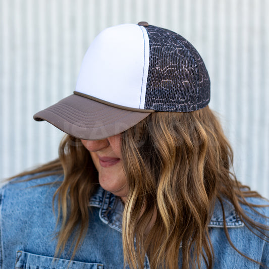 SNAKE SKIN TRUCKER HAT