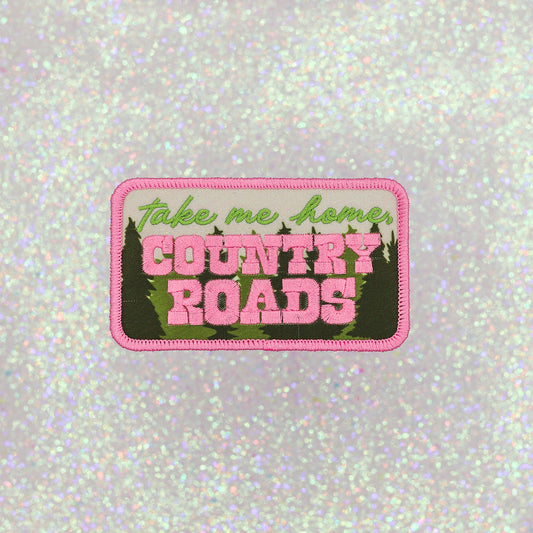 TAKE ME HOME COUNTRY ROADS patch