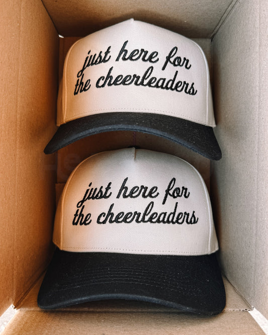 HERE FOR THE CHEERLEADERS hat