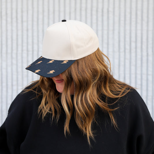 LIGHTNING BOLT CANVAS HAT