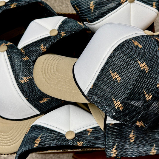 LIGHTNING BOLT {MISPRINTED} TRUCKER HAT