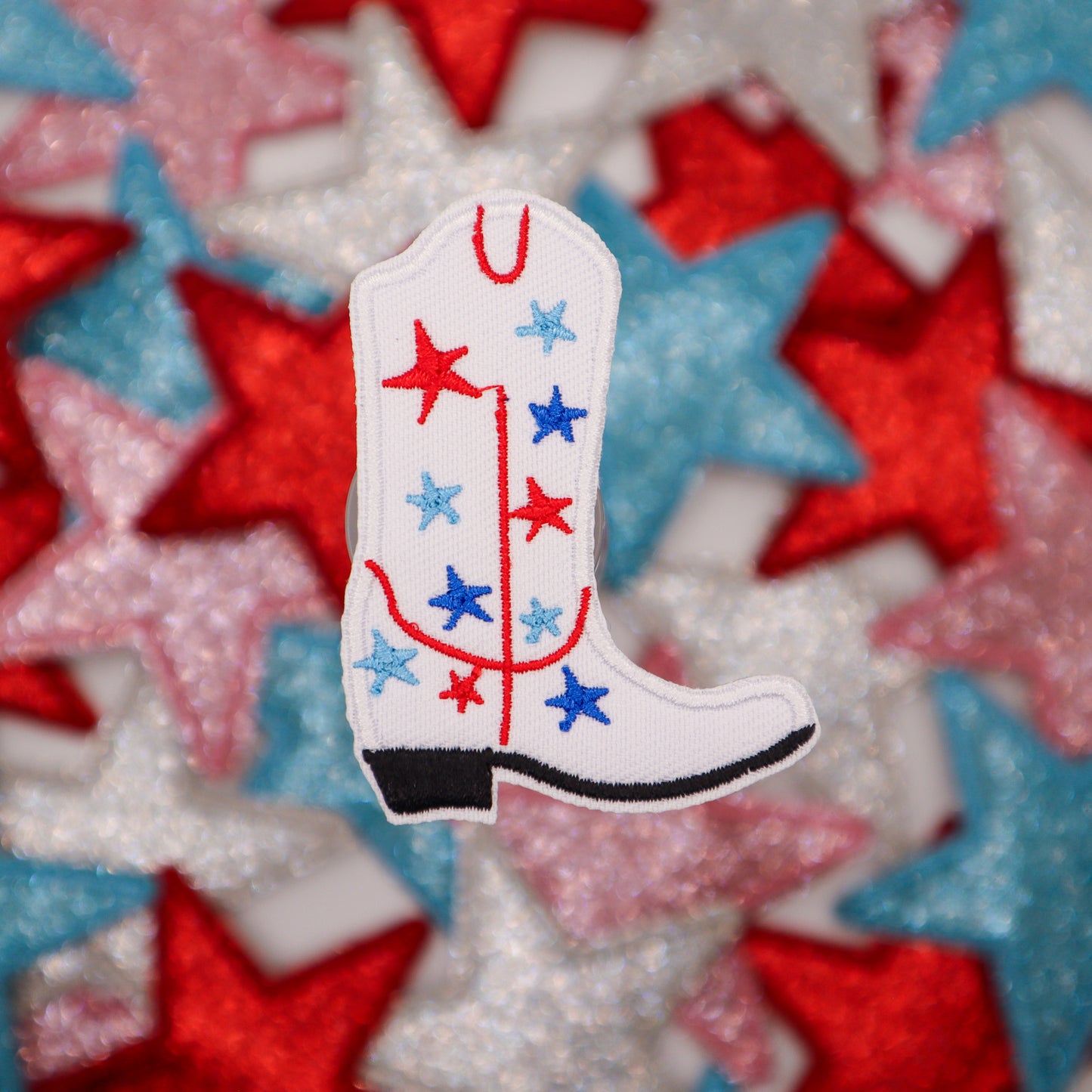 PATRIOTIC COWGIRL BOOT patch