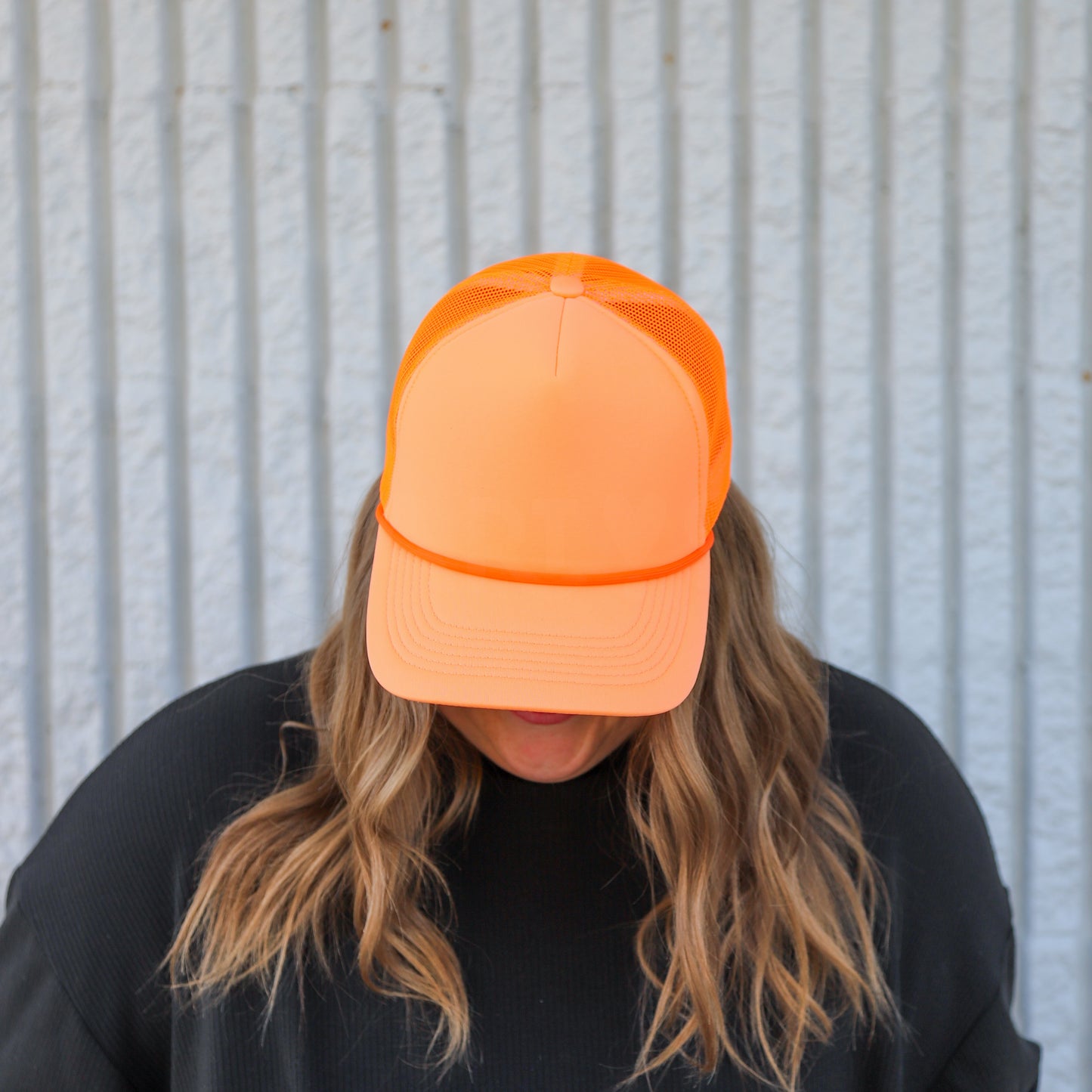 ORANGE SHERBET TRUCKER HAT | HEART ❣︎ SOL ORIGINAL