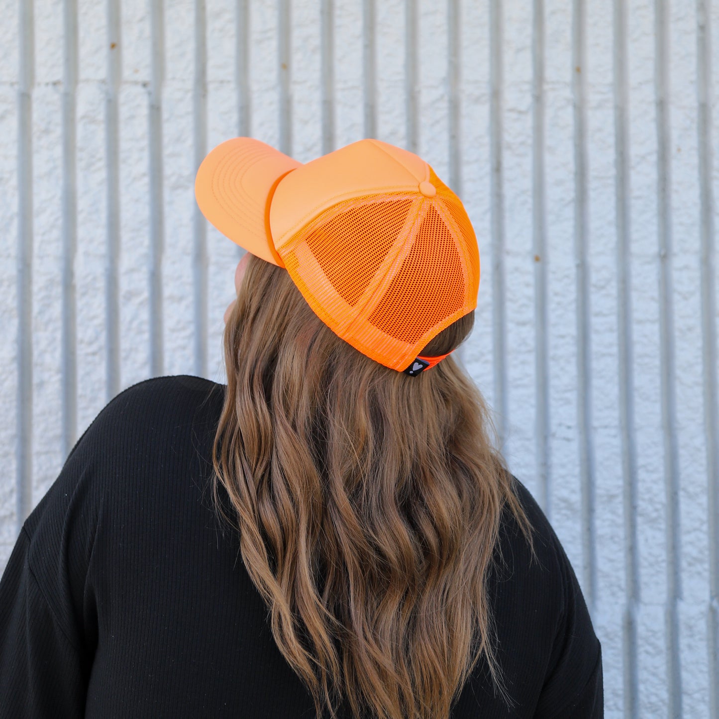 ORANGE SHERBET TRUCKER HAT | HEART ❣︎ SOL ORIGINAL