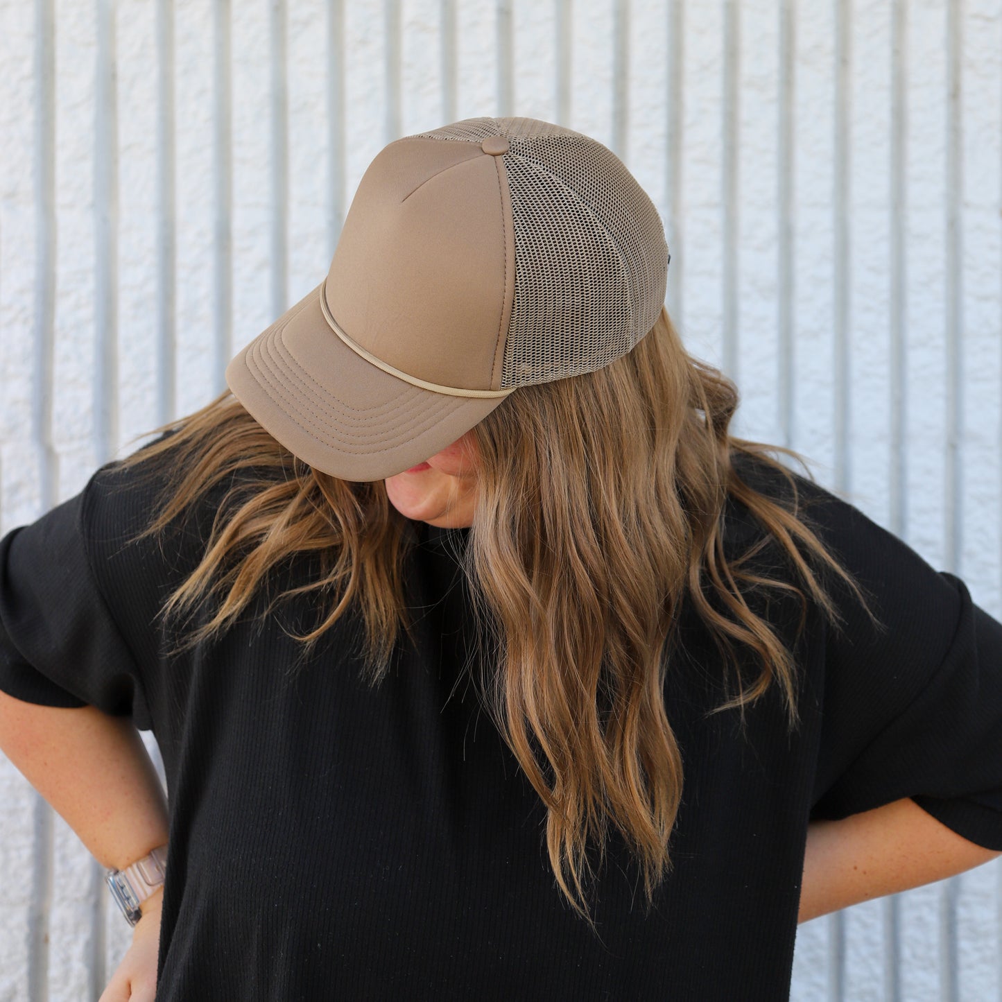 MOCHA TRUCKER HAT | HEART ❣︎ SOL EXCLUSIVE