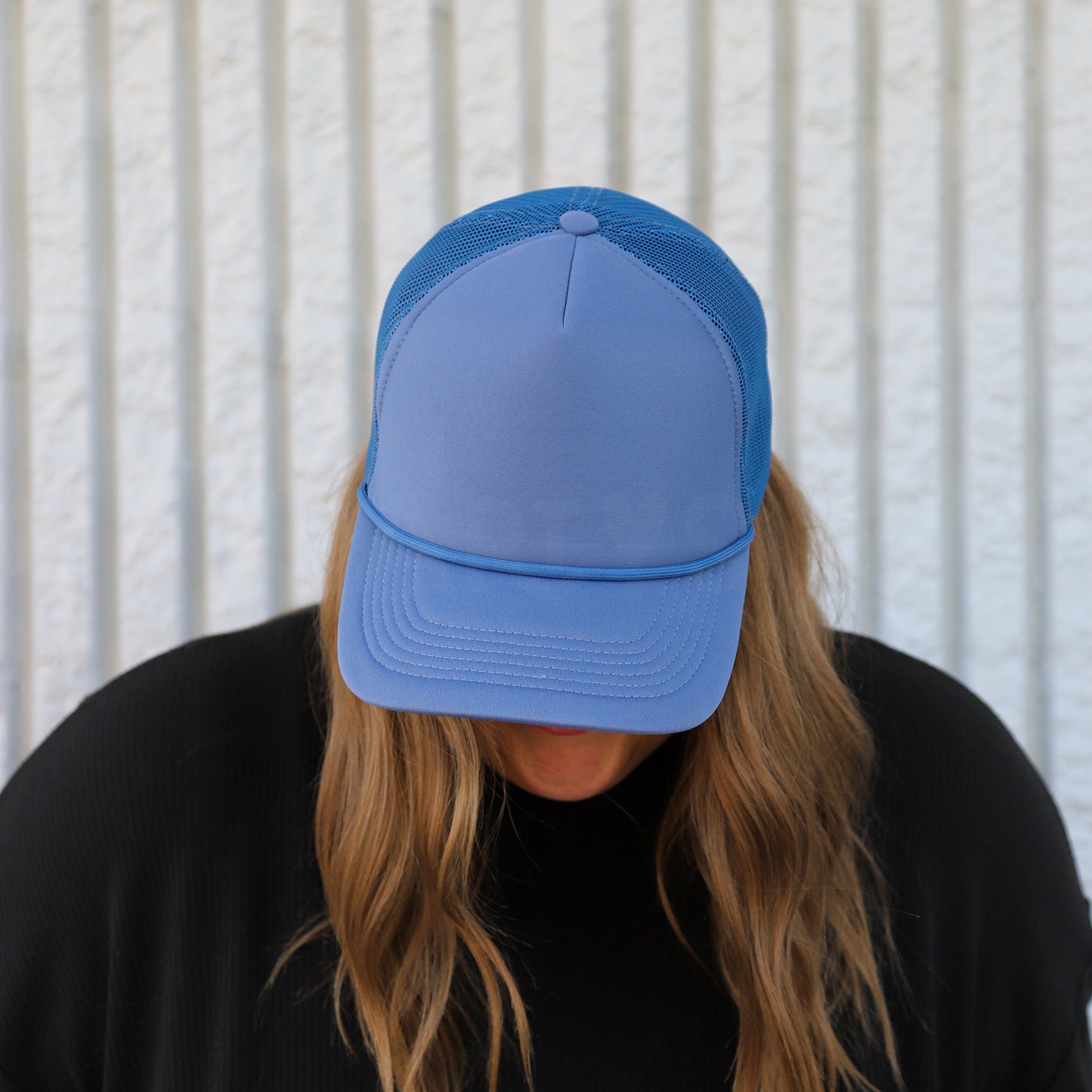 FADED BLUE TRUCKER HAT | HEART ❣︎ SOL EXCLUSIVE