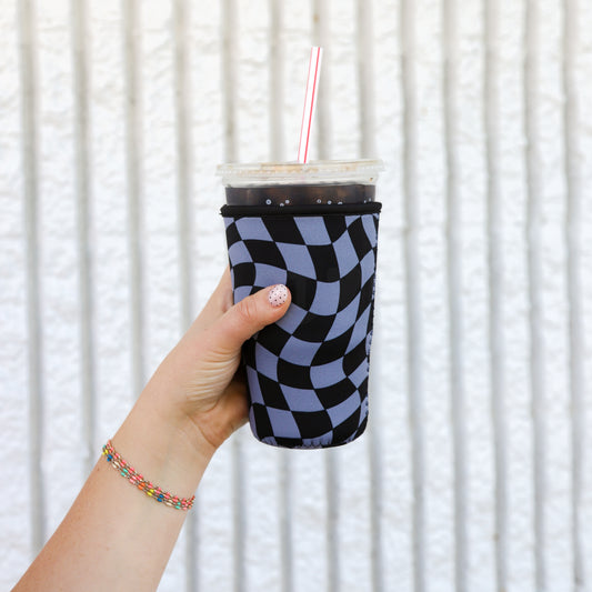 WAVY CHECKERBOARD drink sleeve