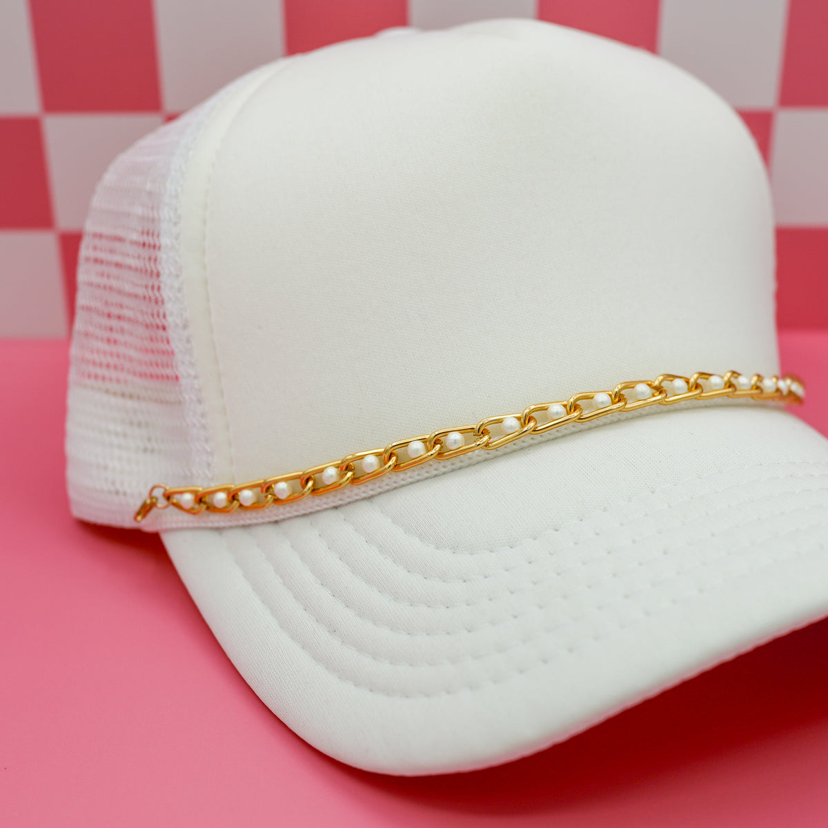 TWISTED PEARL hat chain