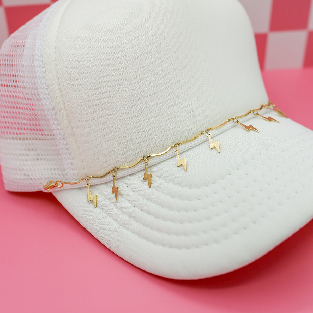 LIGHTNING BOLT hat chain
