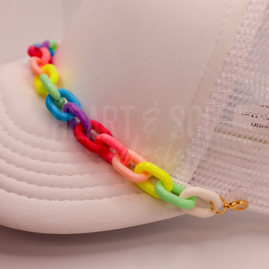 RAINBOW HIGHLIGHTER hat chain