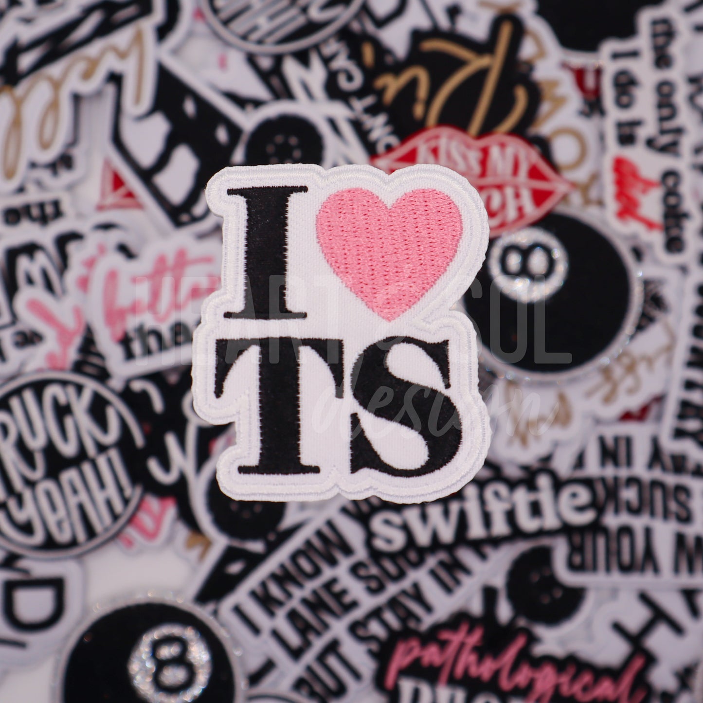 I HEART TS patch